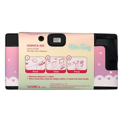 Yashica x Hello Kitty Single use Film Camera